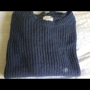 Blue cable knit Sweater size S